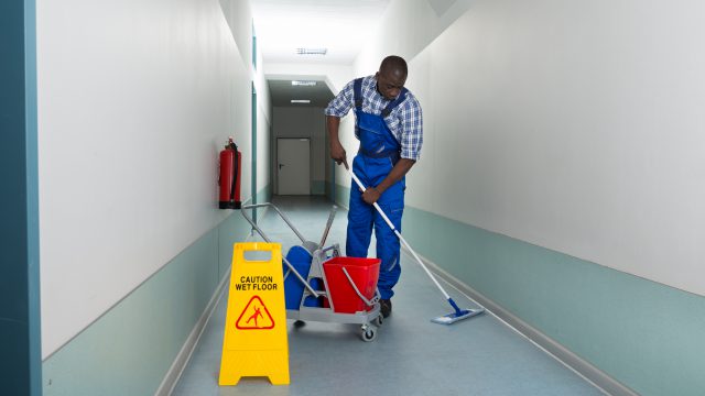 Commercial cleaning services for the healthcare sector