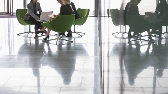 Quality janitorial services help office workers use all parts of the building